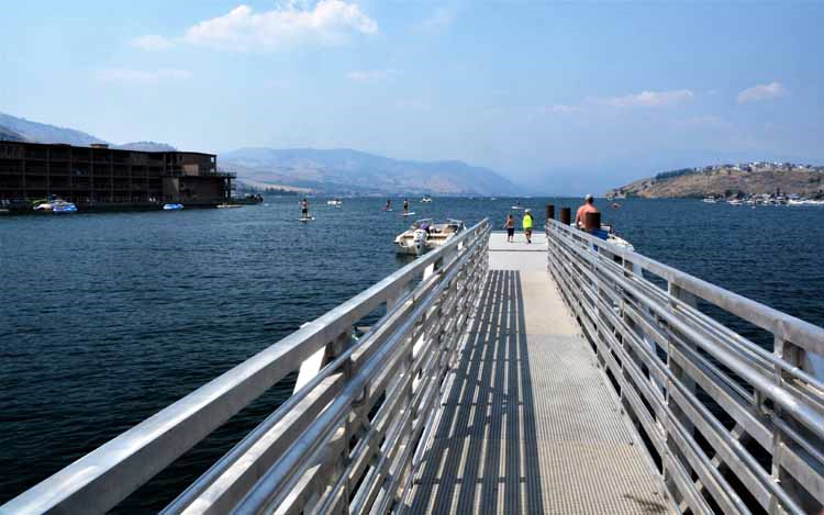 lake and pier
